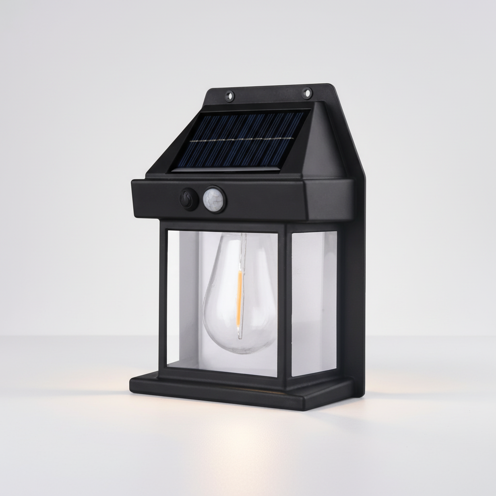 ABS Solar Outdoor Wall Light