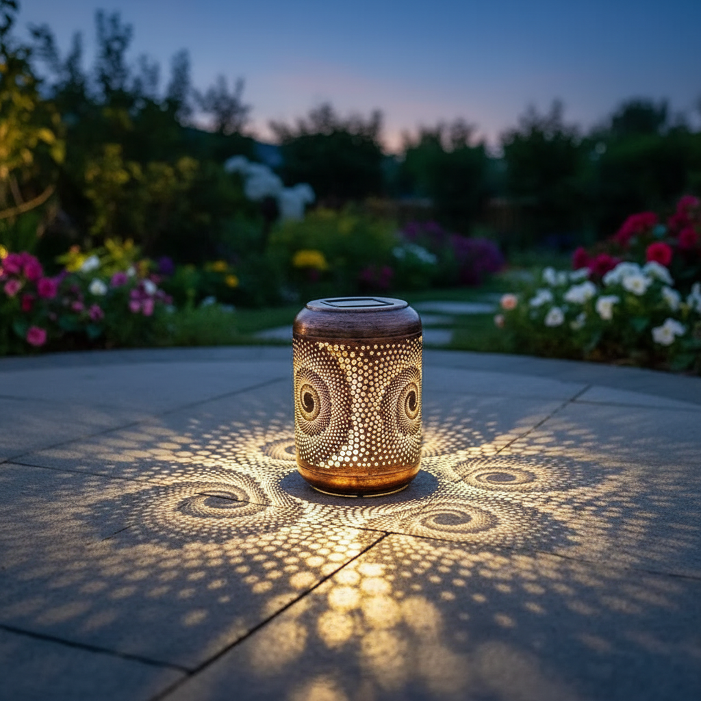Outdoor Lantern Powered by Solar Energy