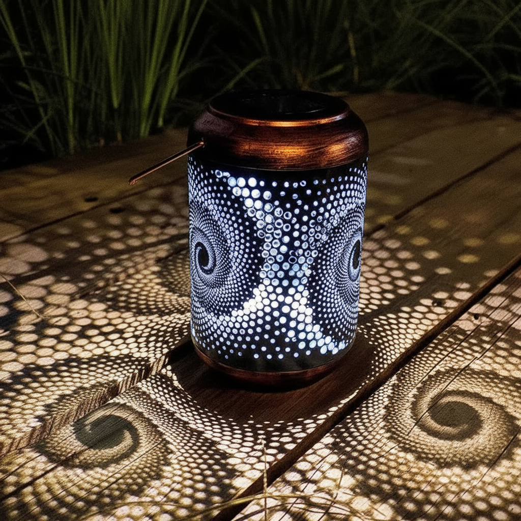 Outdoor Lantern Powered by Solar Energy
