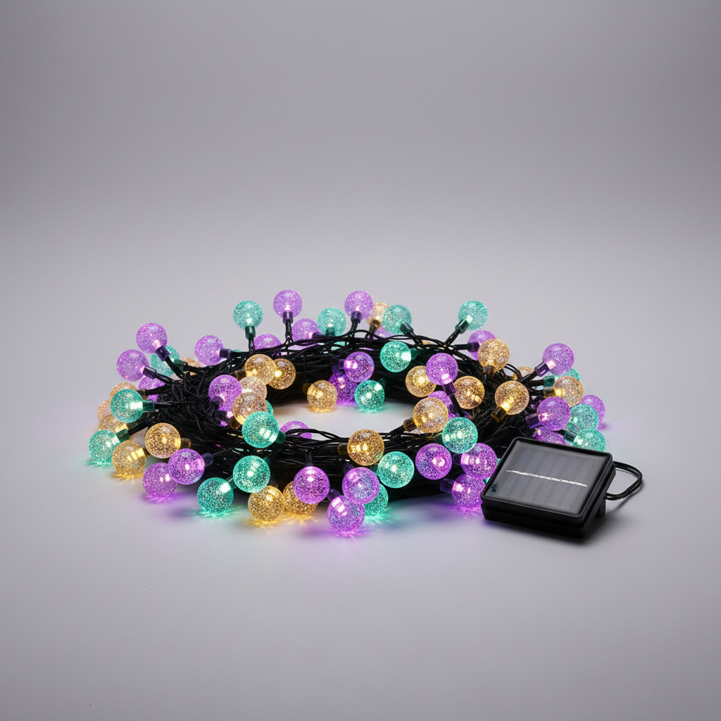 LED Fairy Lights Powered by Solar Energy