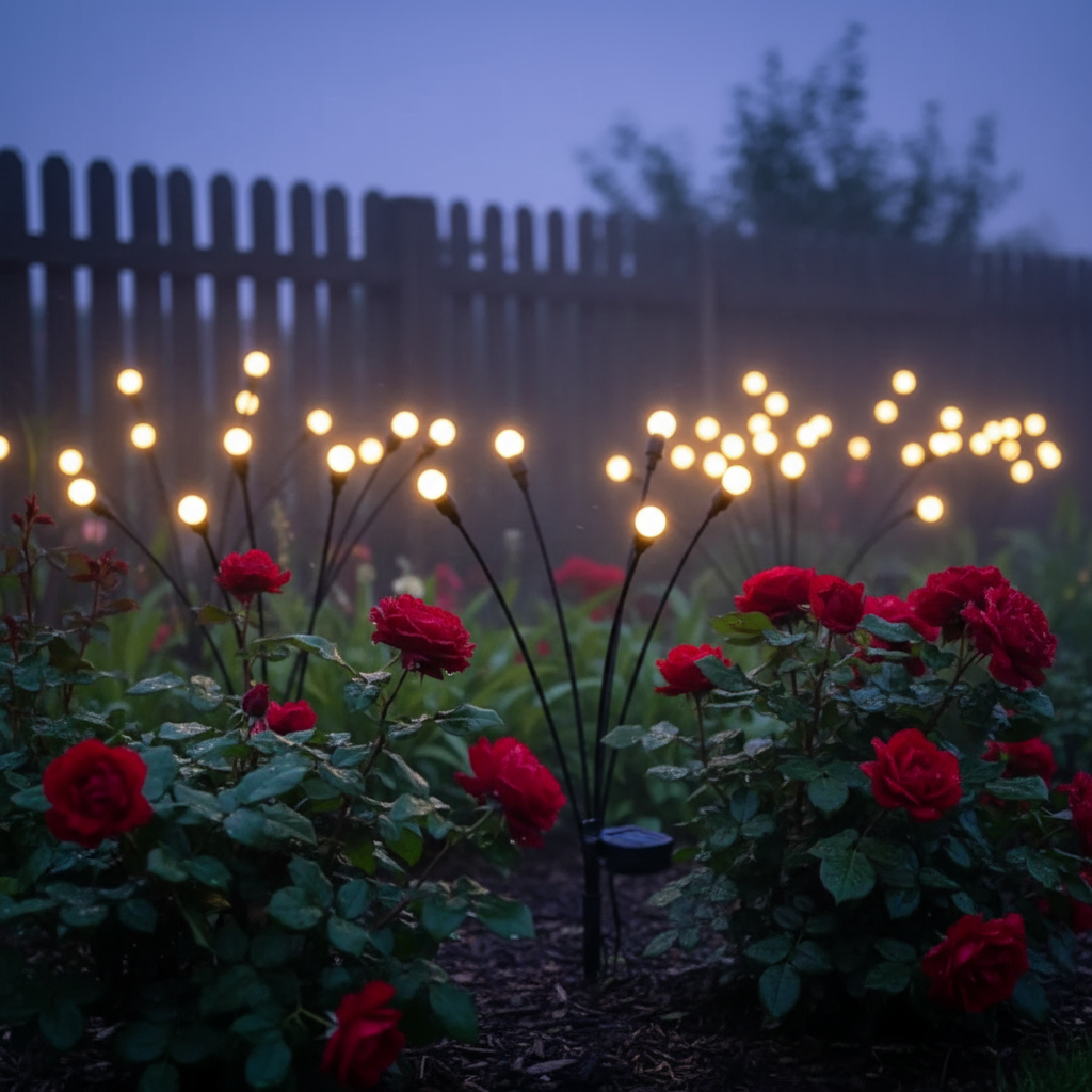 LED Garden Light Powered by Solar Energy