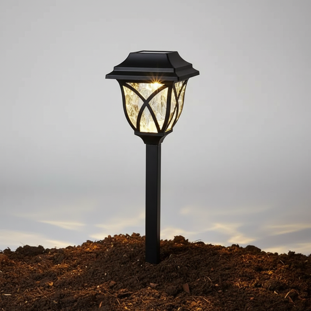 Stainless Steel and Plastic Solar Pathway Light