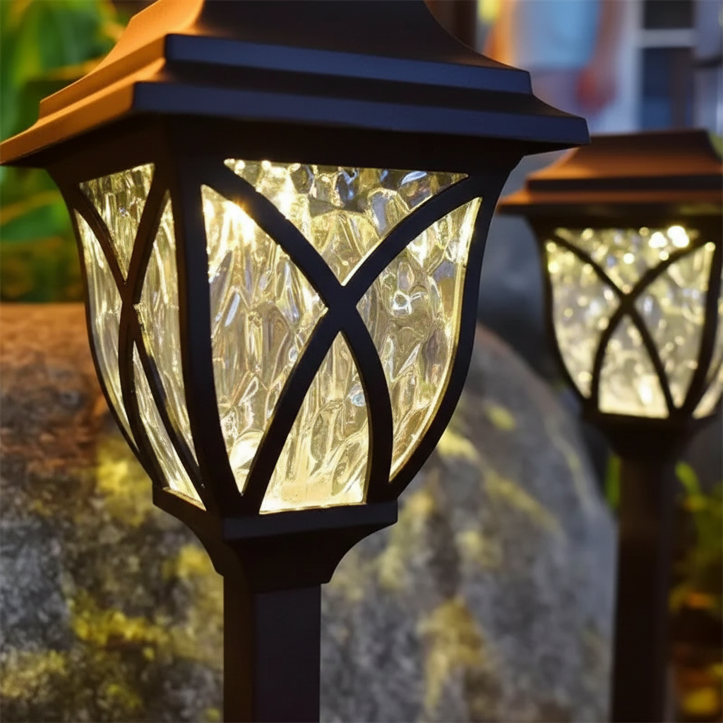 Stainless Steel and Plastic Solar Pathway Light
