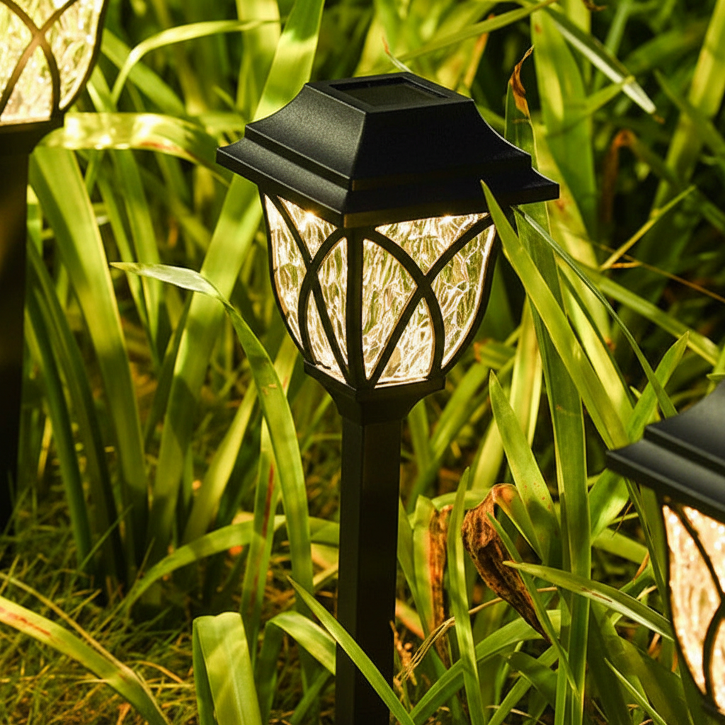 Stainless Steel and Plastic Solar Pathway Light