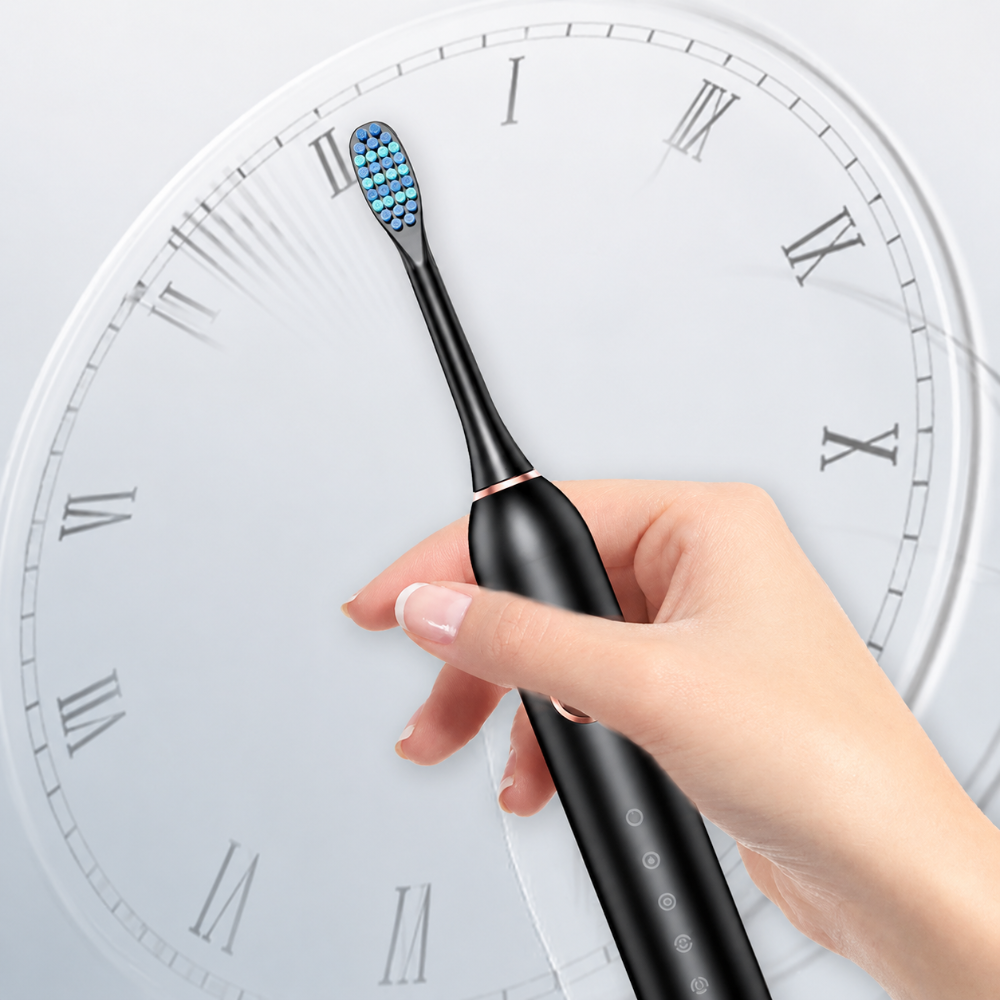 Travel-Ready Sonic Toothbrush Set with Custom Modes