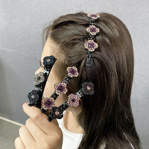 Glamorous Gemstone-Embellished Hair Clips