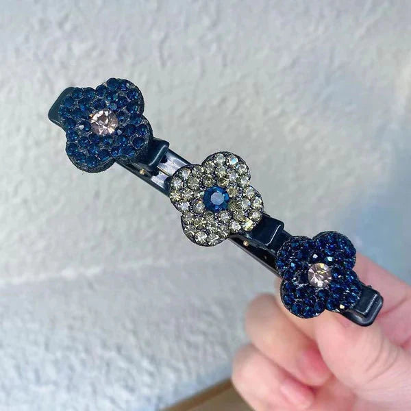 Glamorous Gemstone-Embellished Hair Clips