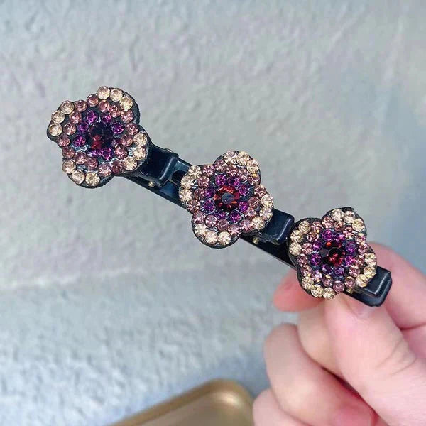 Glamorous Gemstone-Embellished Hair Clips