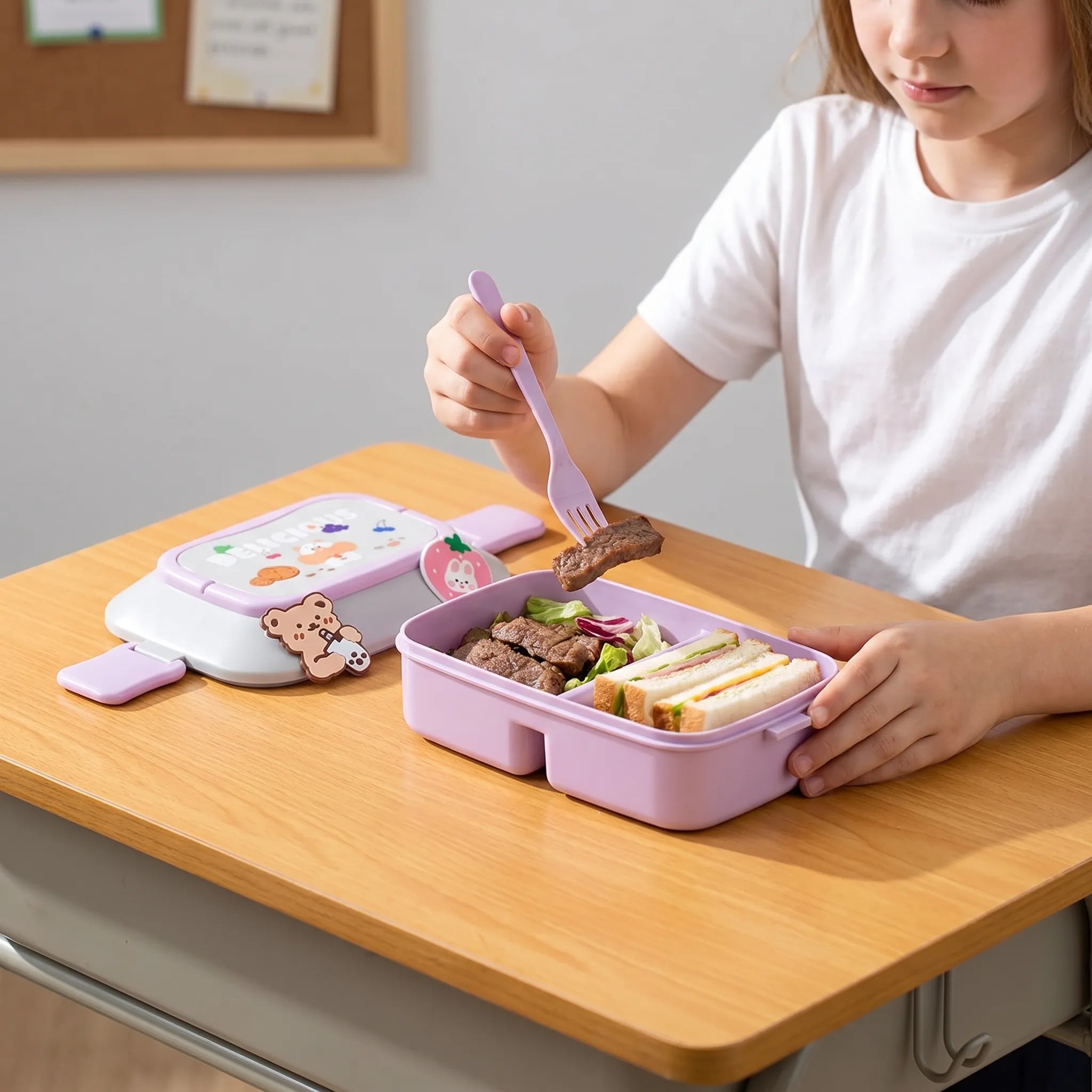 Multi-Layer Food Storage Container - Stackable Design