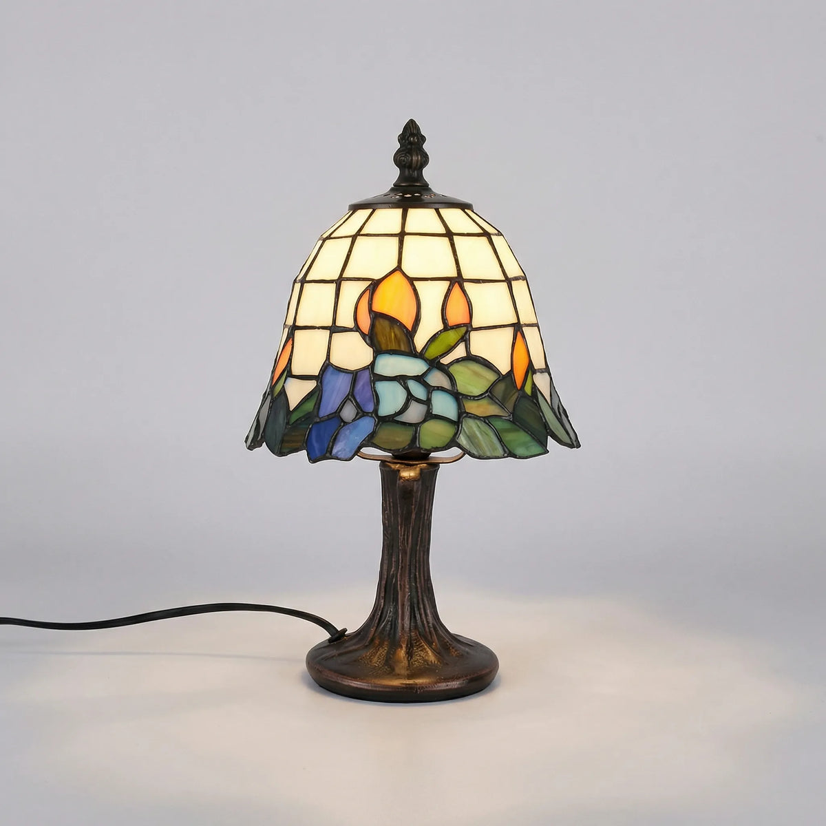 Colorful Stained Glass Lamp for Tables