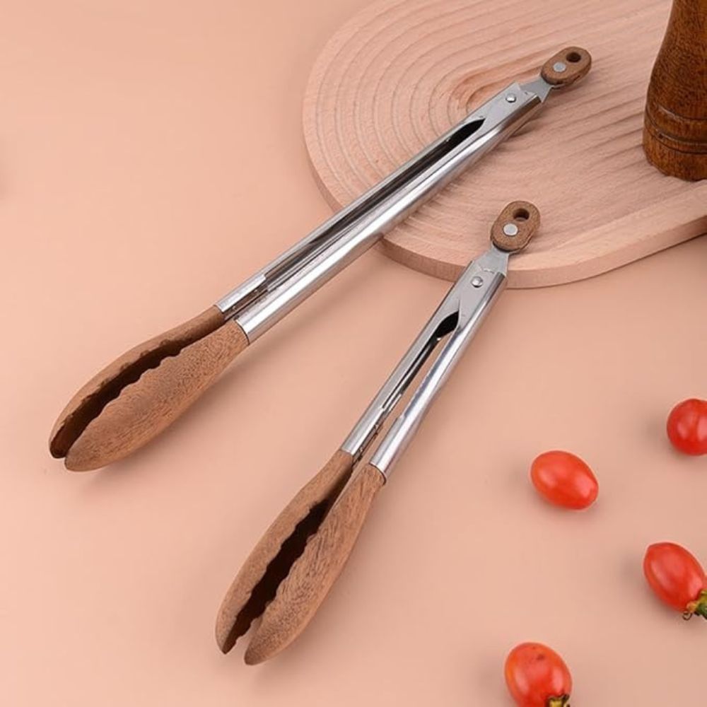 Versatile Cooking Tongs with Comfort Grip and Durable Design