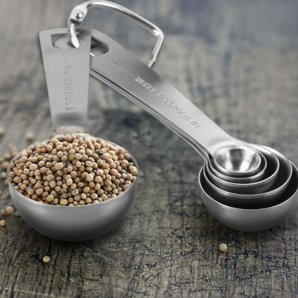Ultimate Precision Measuring Spoon Set - 6 Essential Sizes