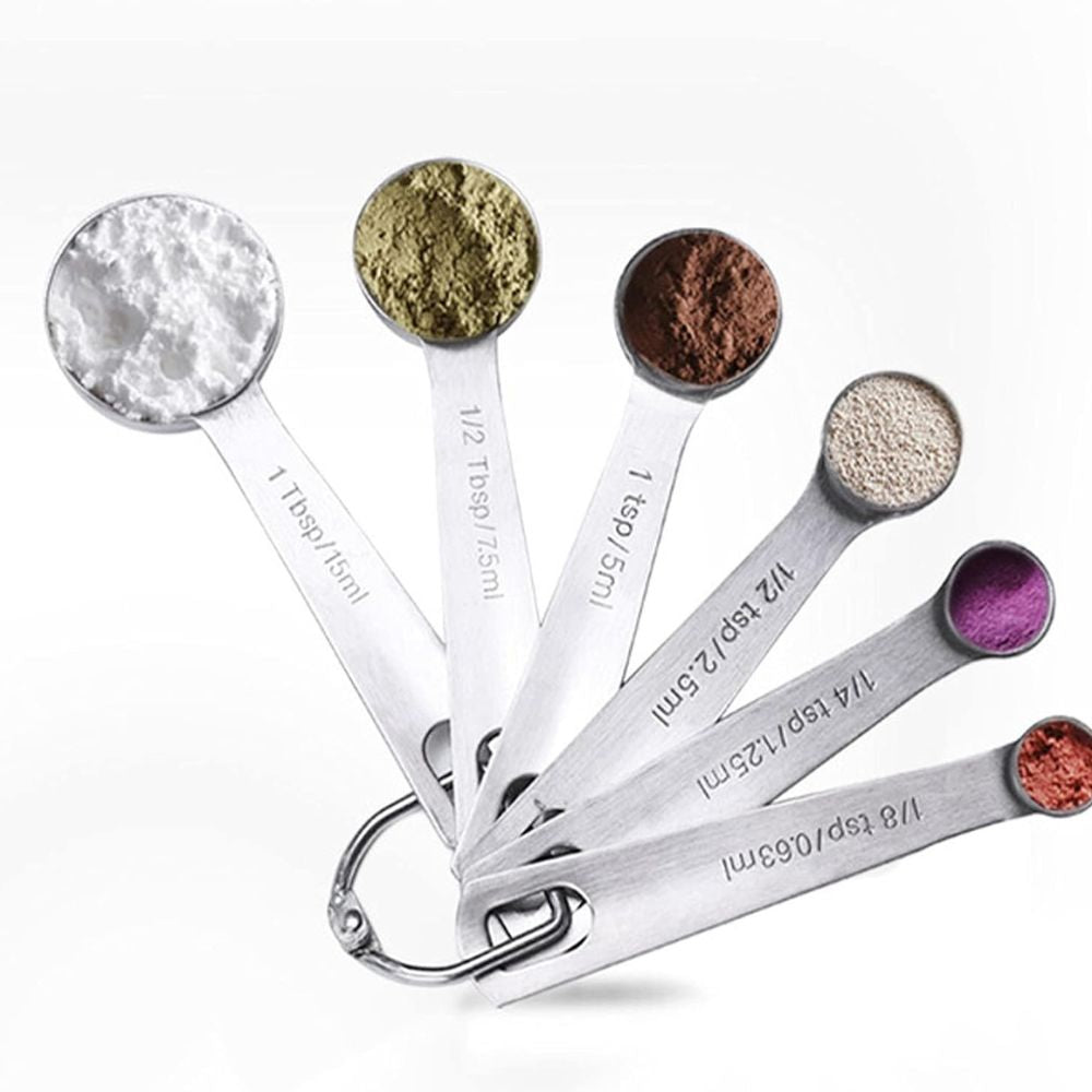 Ultimate Precision Measuring Spoon Set - 6 Essential Sizes