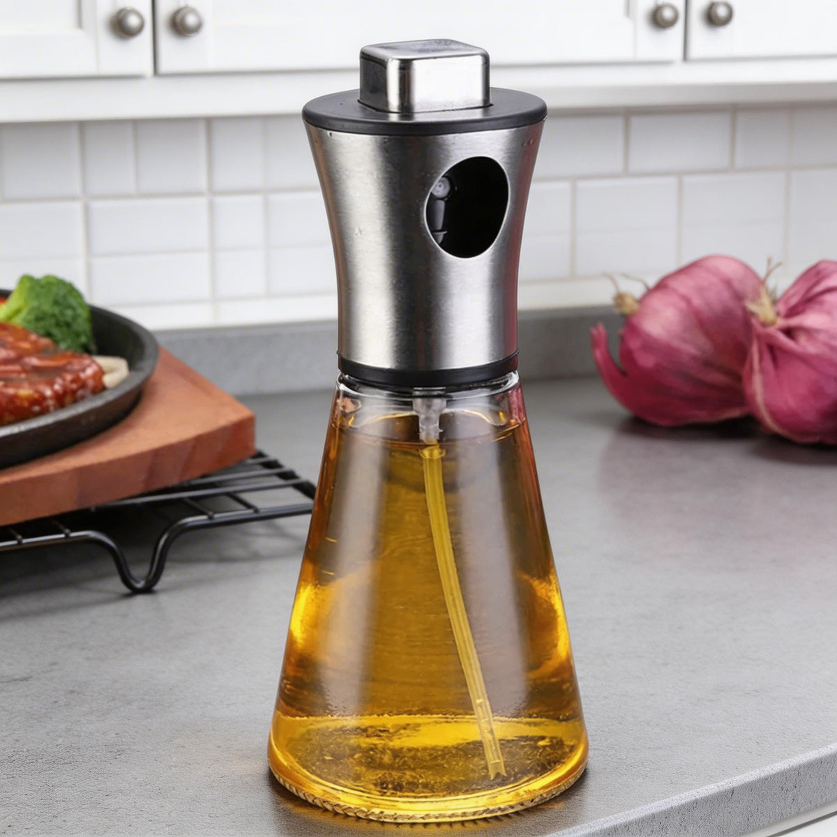 Versatile Glass Oil Mist Sprayer for Healthy Cooking