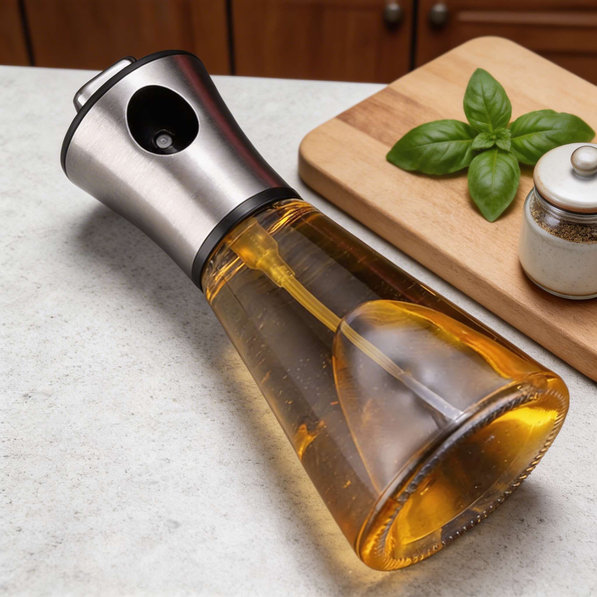 Versatile Glass Oil Mist Sprayer for Healthy Cooking
