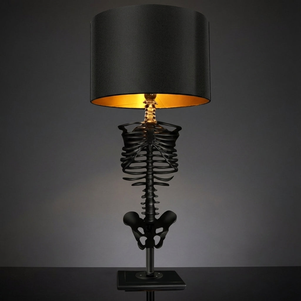 Gothic Accent Lamp with Unique Statement Design