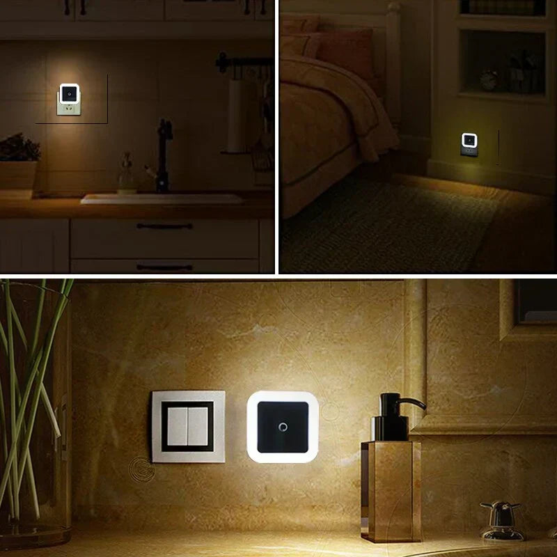 LED Night Light with Plug-In Design