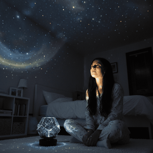CosmicGlow | Enchanting Star Projector for Home Serenity