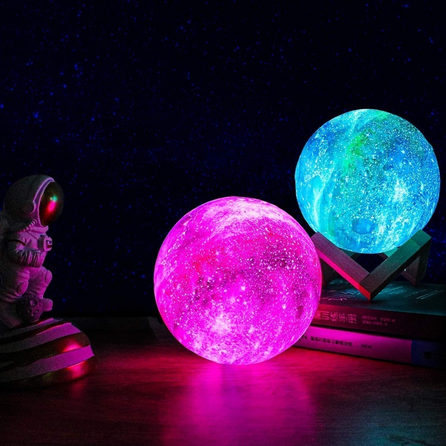 Starlight Night Lamp with Star Pattern Design