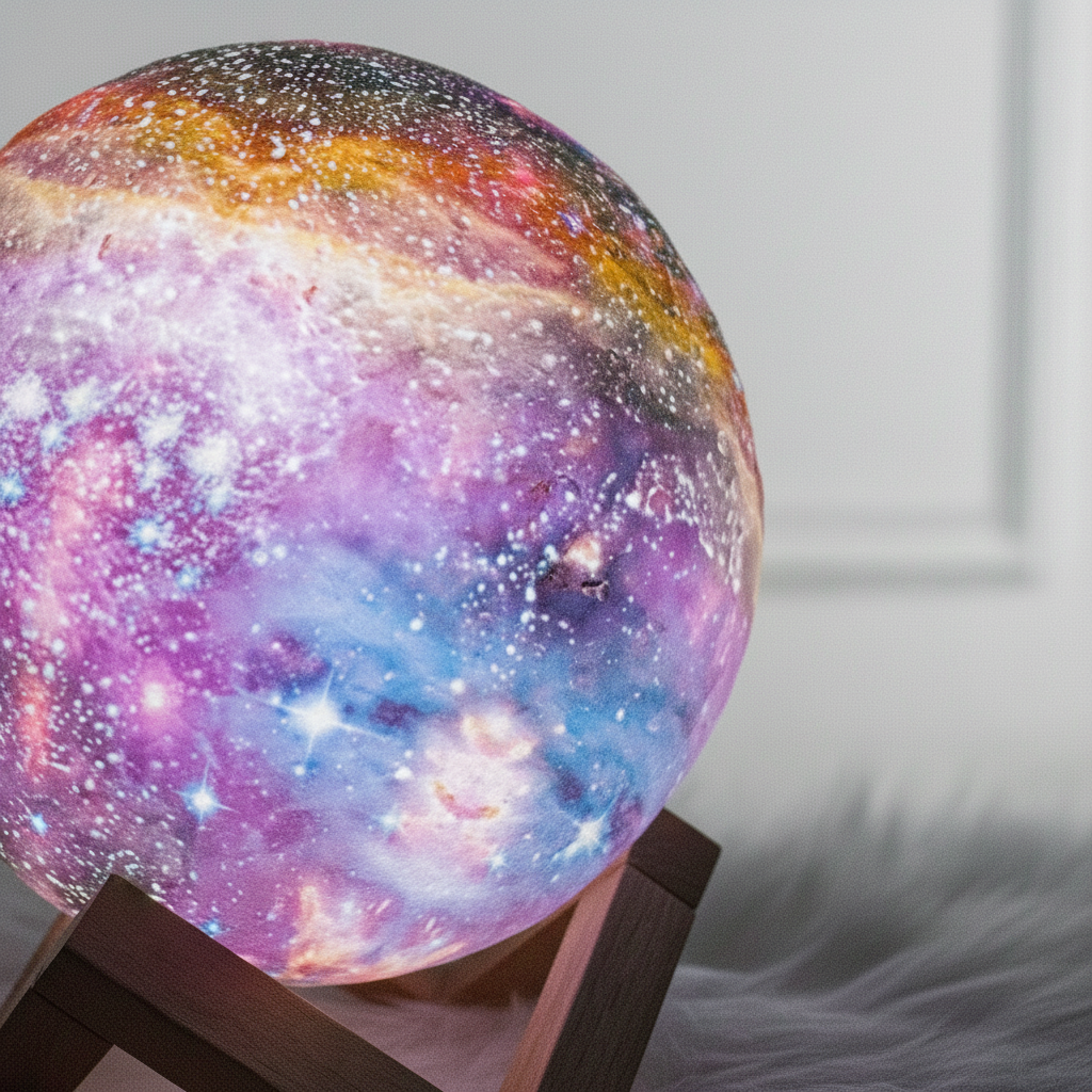 Starlight Night Lamp with Star Pattern Design