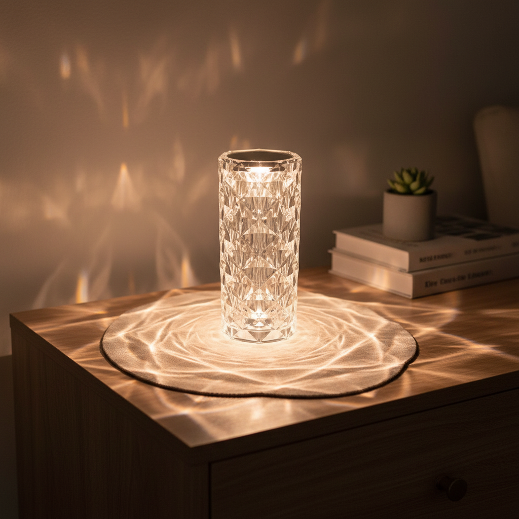 Color-Changing Mood Light - Crystal Design