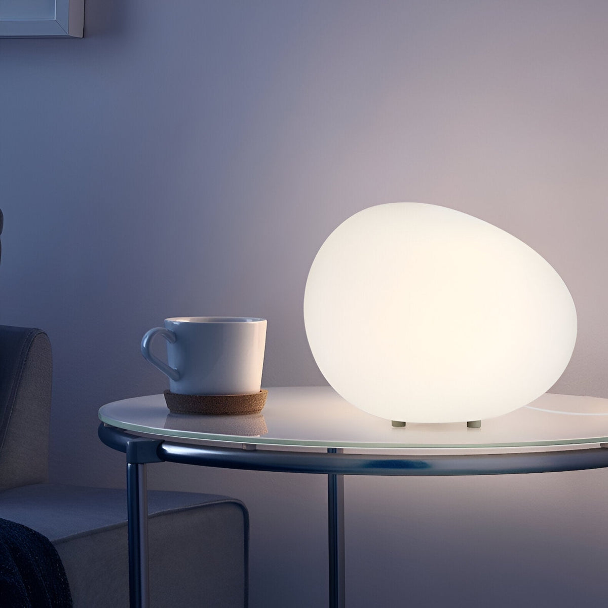 SmoothStone Table Lamp with E14 Bulb - Adjustable Light Colors