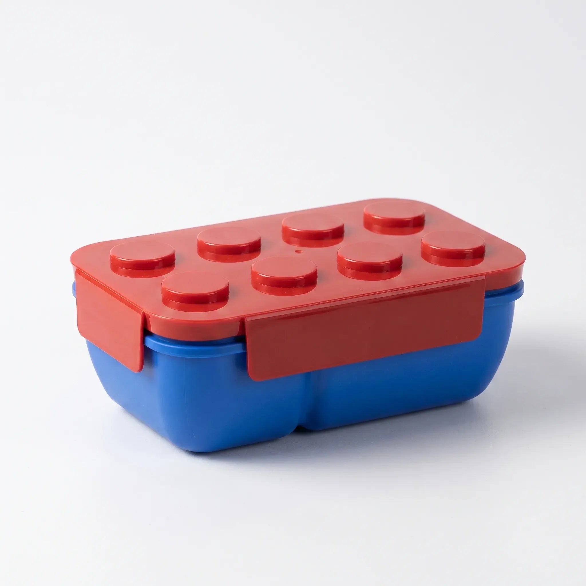Divided Bento Box with Studs - Stackable Meal Container
