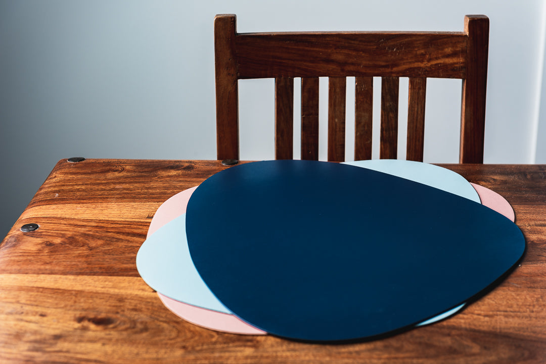 Elegant Heat-Resistant Dining Mat and Coaster Duo