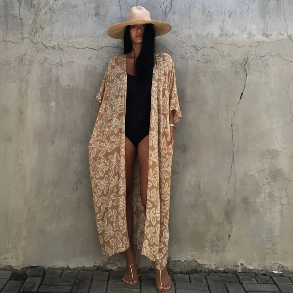 Chic Boho Plus-Size Kimono for Effortless Summer Vibes