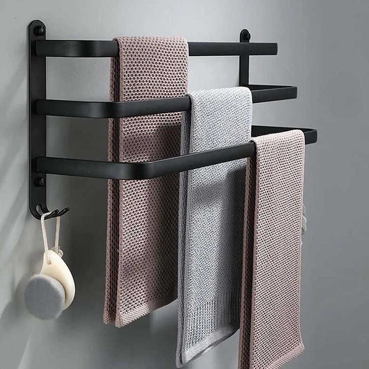 Compact Towel Organizer | 60cm Wall-Mounted Storage Solution