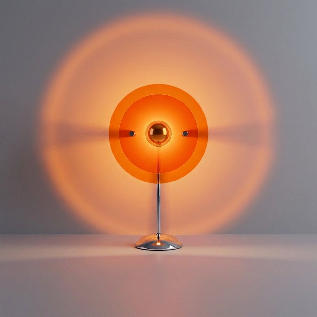 Table Lamp with Sunset Projection - Ambient Light for Relaxation