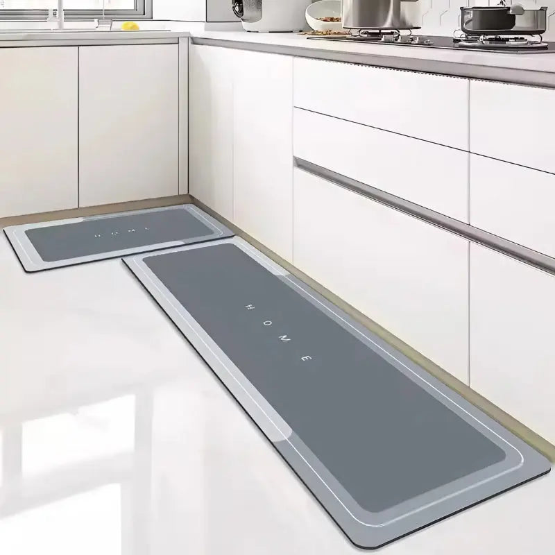 Elegant Non-Slip Kitchen and Bath Mat for Safety and Style