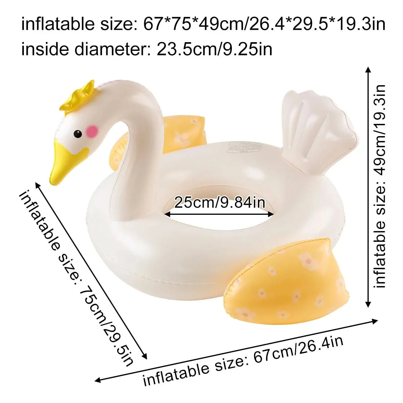 SereneSwan – Premium Inflatable Float for Water Leisure