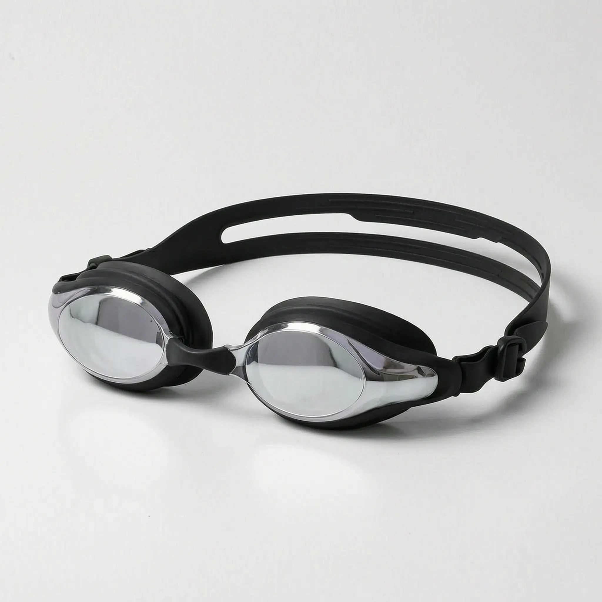Clear View Swim Goggles with Anti-Fog Technology & Dual Straps