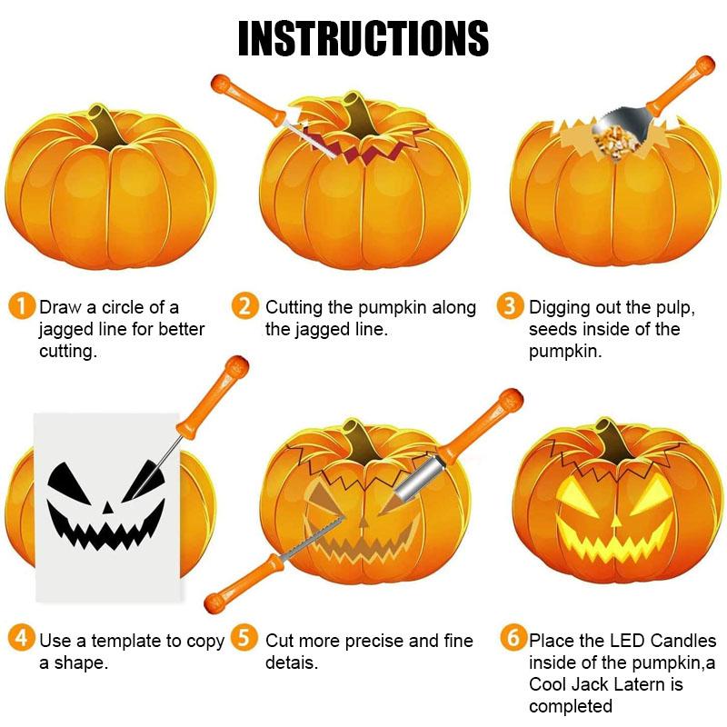 Versatile Pumpkin Carving Toolkit for Creative Fun