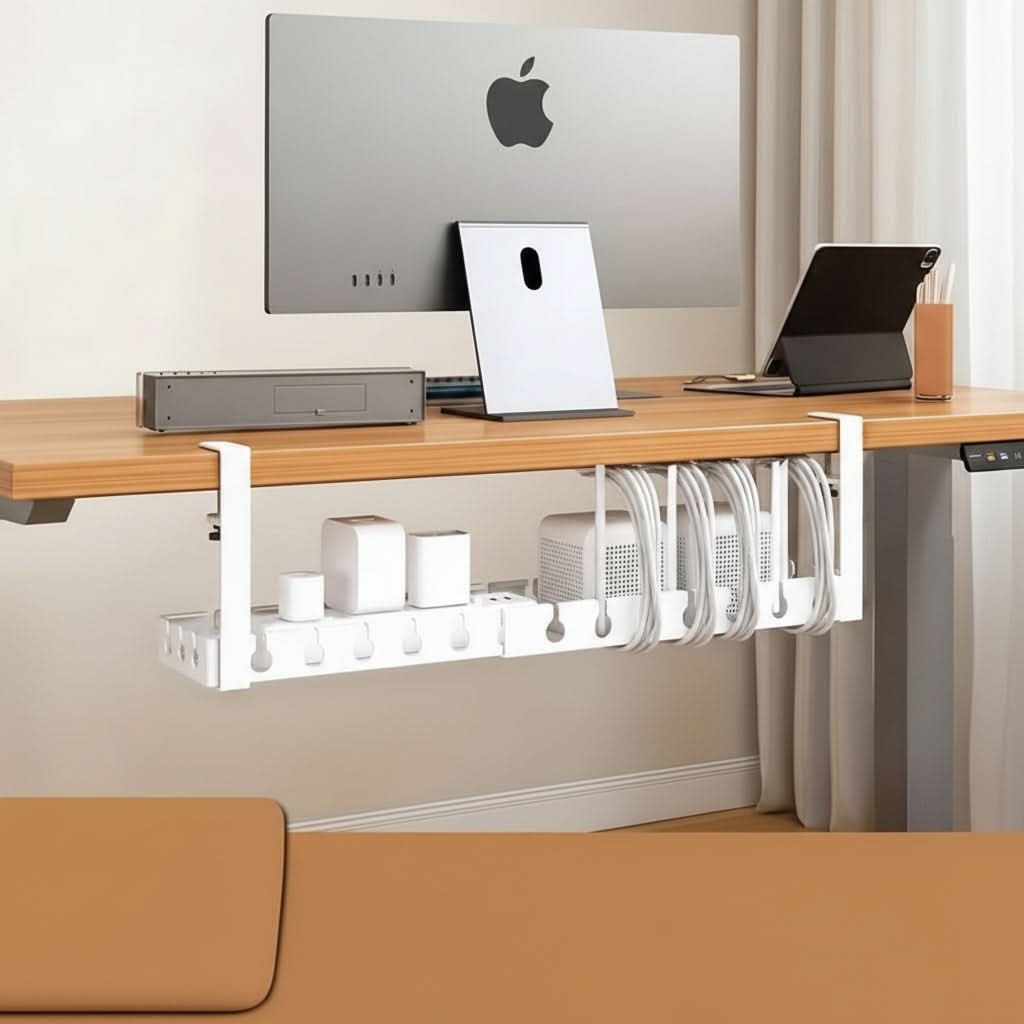 ClutterBuster - Versatile Under-Desk Cable Management Solution