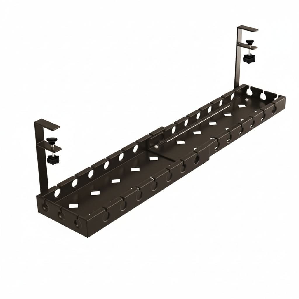 ClutterBuster - Versatile Under-Desk Cable Management Solution