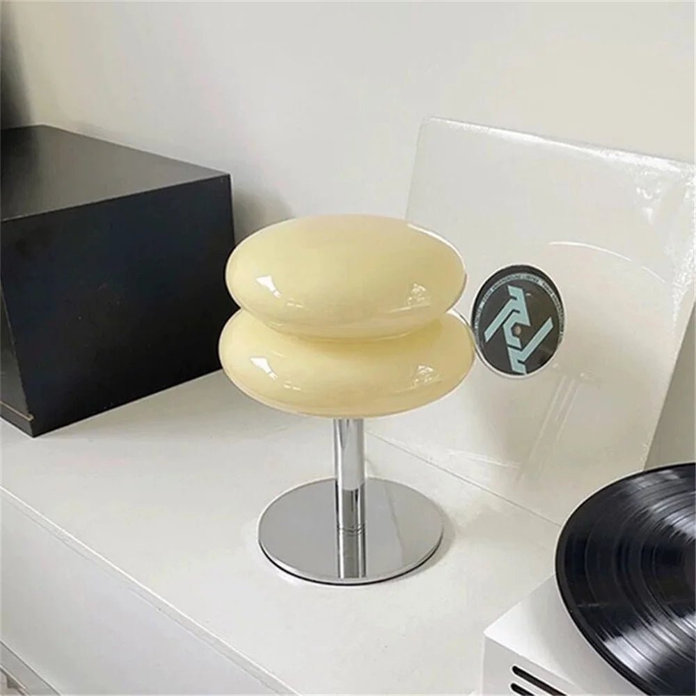 Chic Glass and Metal Table Lamp for Modern Interiors