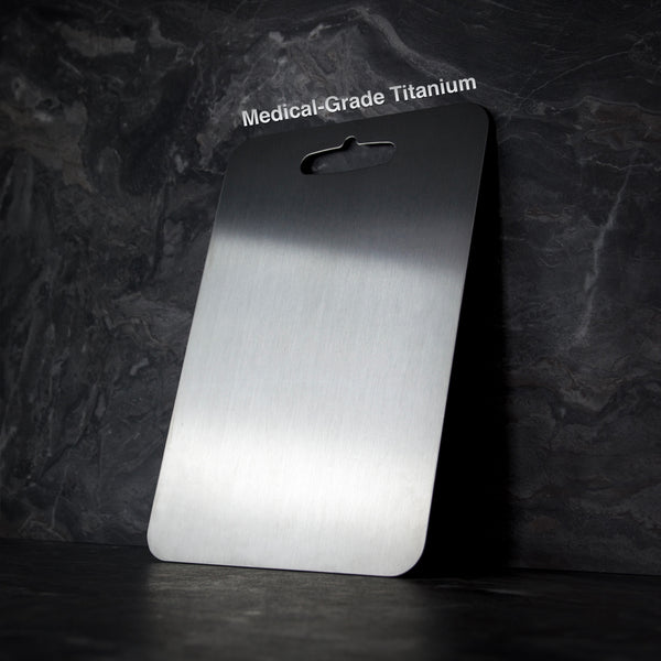 BPA-Free Titanium Kitchen Cutting Board - No Microplastics