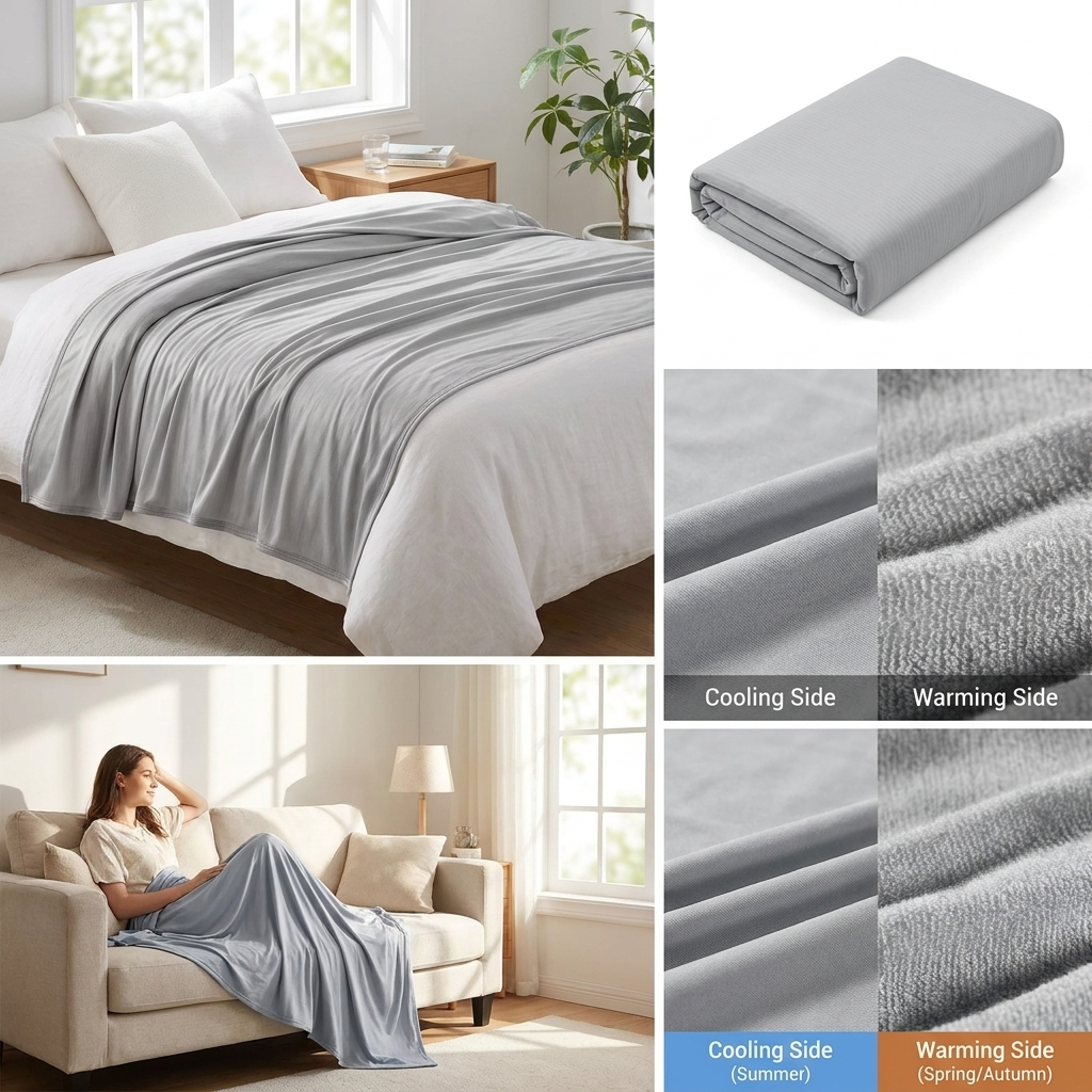 ChillEase – Ultra Cooling Sleep Blanket for Comfort