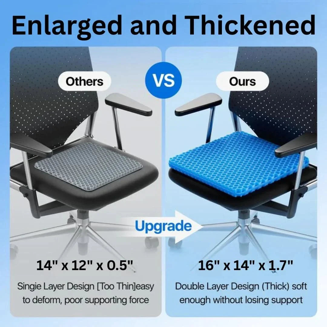 ComfortMax – Gel-Padded Seating Cushion