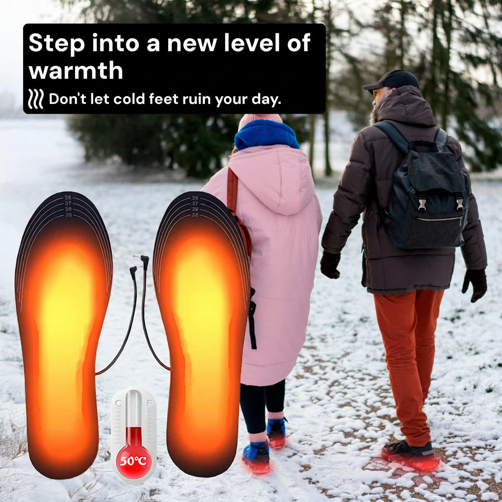 Heated Comfort Insoles | Rechargeable with Custom Heat Control