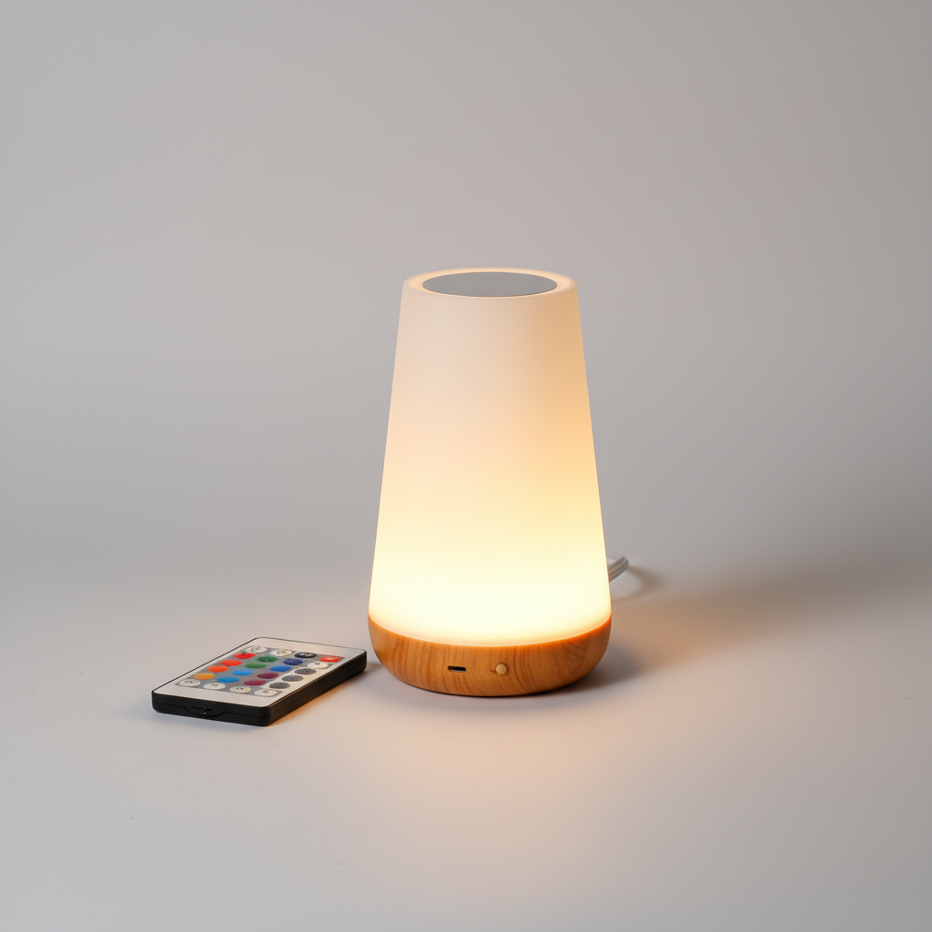 Table Lamp with Touch Control - Soft Glow Lighting