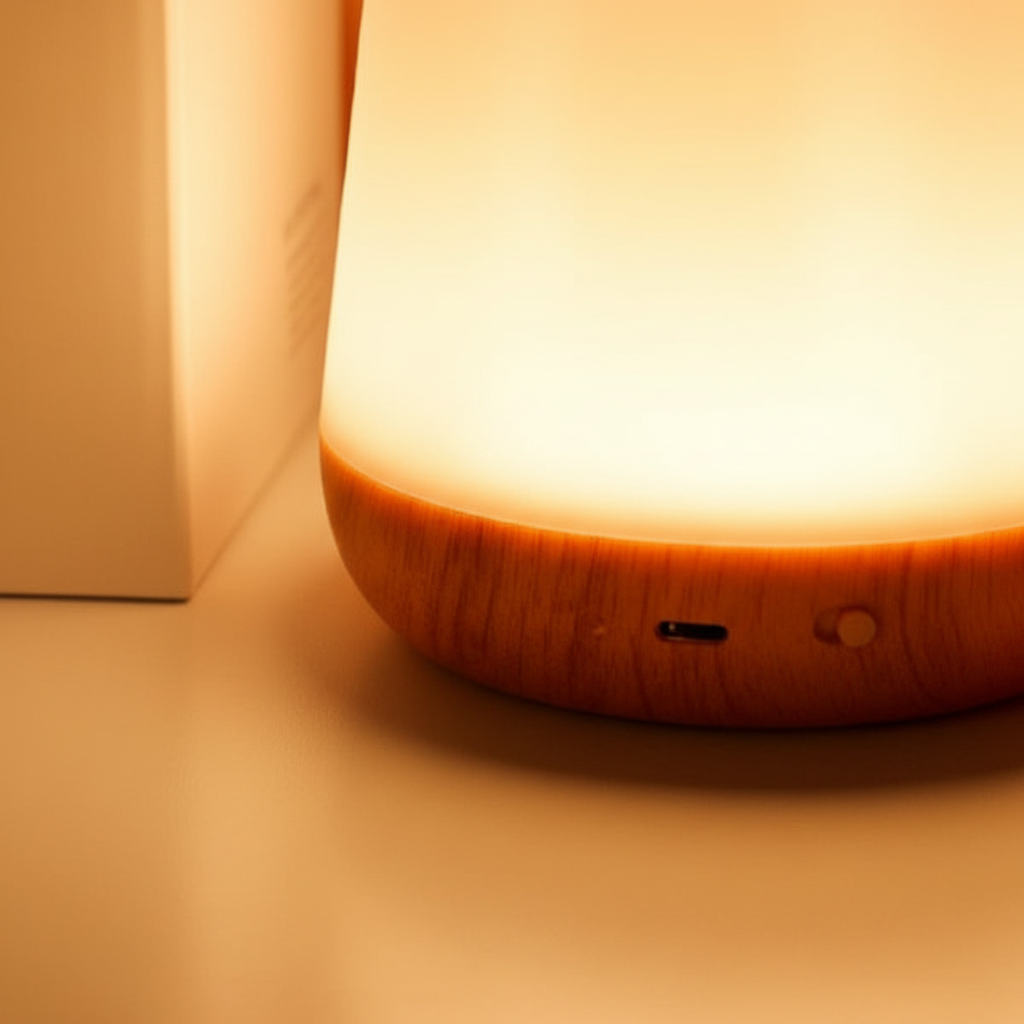 Table Lamp with Touch Control - Soft Glow Lighting