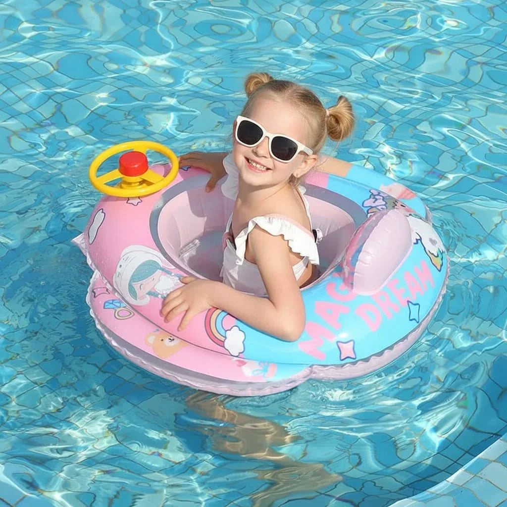 AquaBreeze – Striped Inflatable Swim Pants for Fun in the Sun