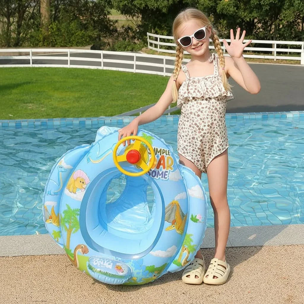 AquaBreeze – Striped Inflatable Swim Pants for Fun in the Sun