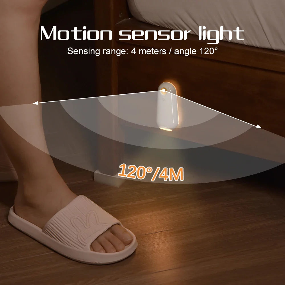 Motion-Activated Color-Changing Toilet Light for Safe Nights