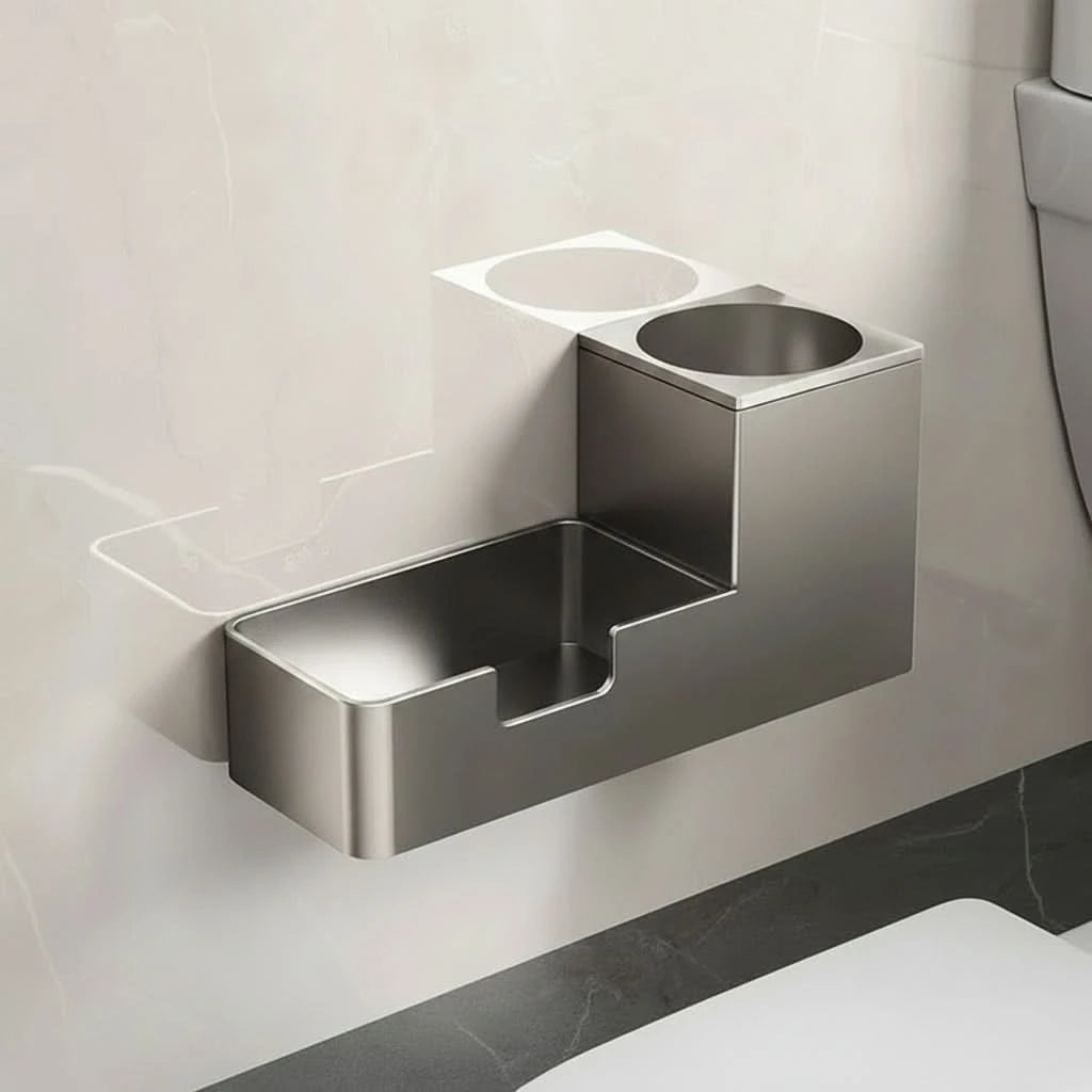 Compact Toilet Cleaning Brush with Ergonomic Holder