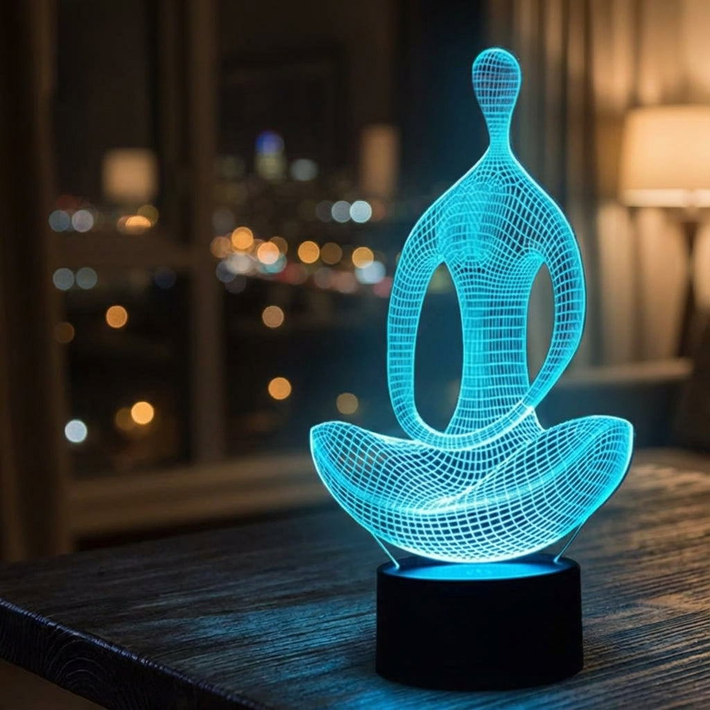 Touch-Sensitive Ambient Light - Adjustable Color Mood Lamp