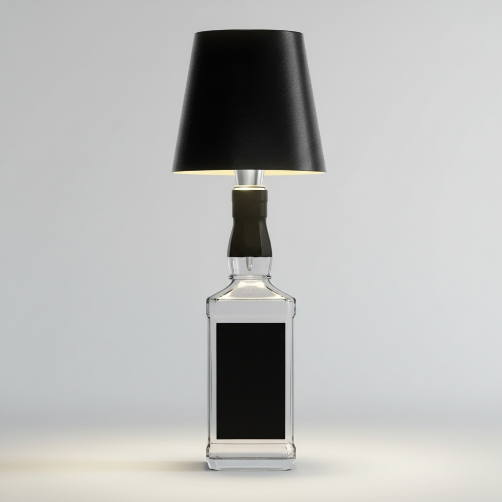Dimmable Travel Bottle Lamp – Portable Lighting Solution
